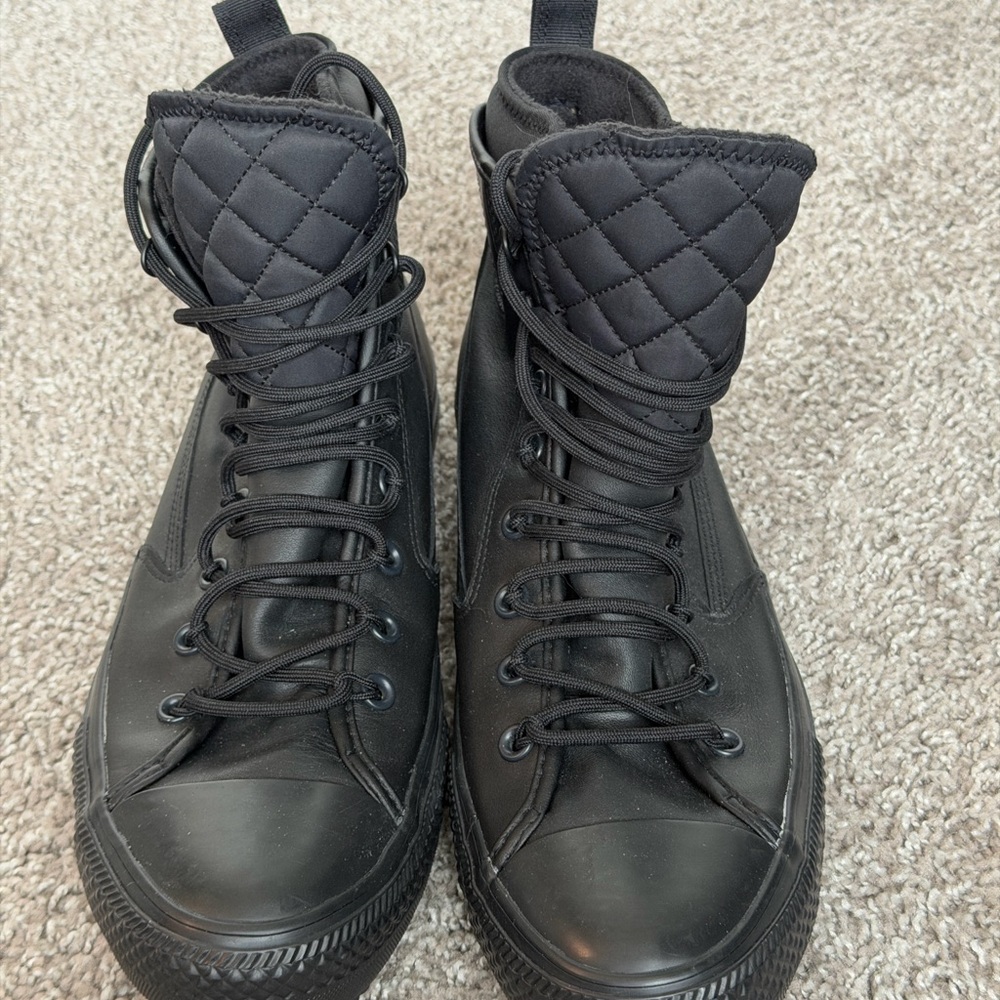 Converse Black Waterproof High-Top Sneakers - Picture 2 of 3